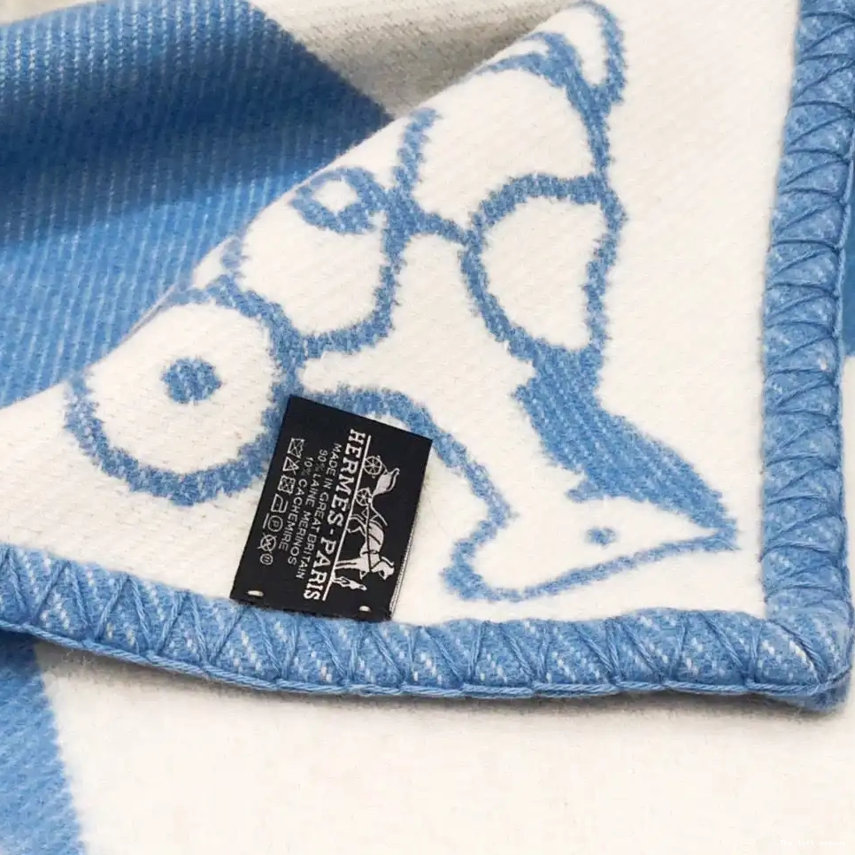 THROW HERMES BABY BLANKET WOOL ADADA AVALON 0702